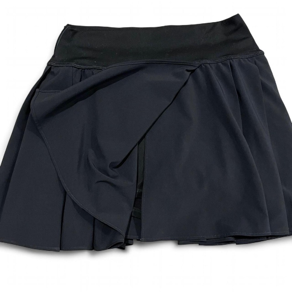 Aerie Black Pleated Tennis Skort Small Athletic Golf Pickleball Skirt - Picture 2 of 7